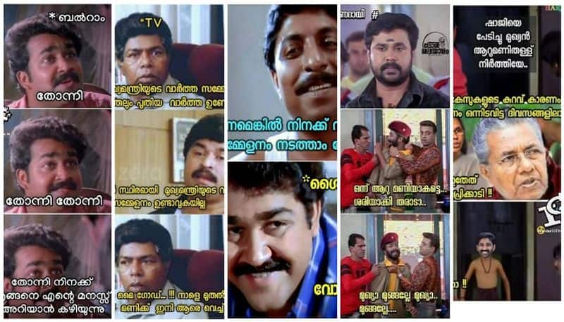 trolls on pinarayi vijayan press meet and km shaji counter covid19