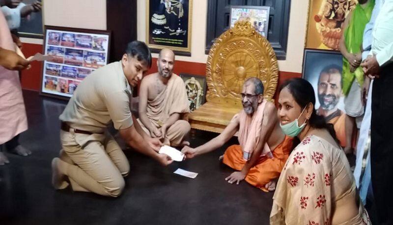 Udupi Admar Mutt donates 55 lakhs INR to coronavirus covid 19 relief fund