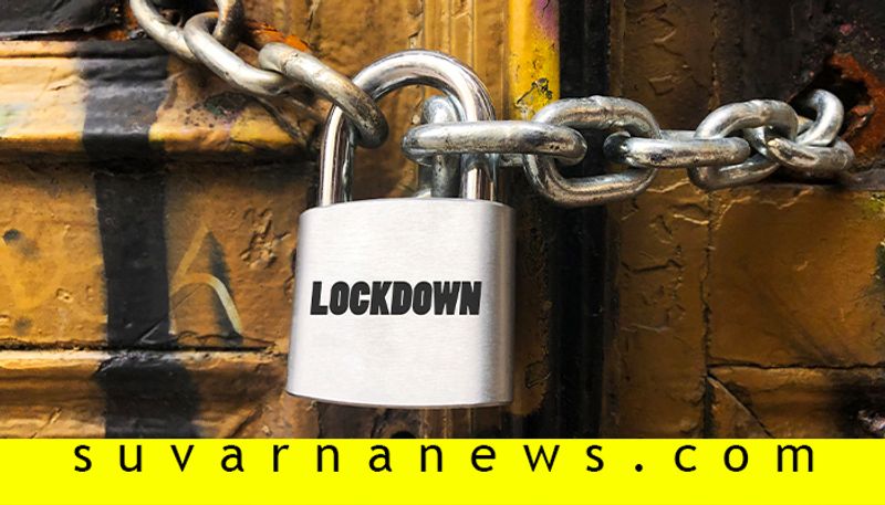 Three Shops Seal for Violation LockDown order in Ron in Gadag district