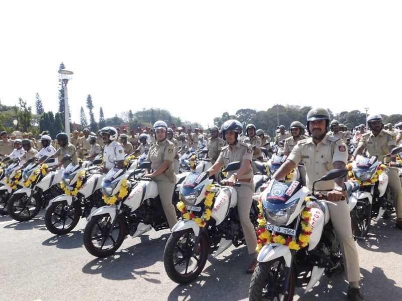 TVS Motor Company in Bengaluru offers free services of two wheelers to Police