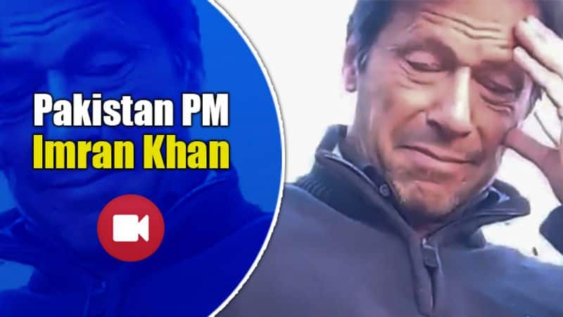 Viral video shows Pak PM Imran Khan crying