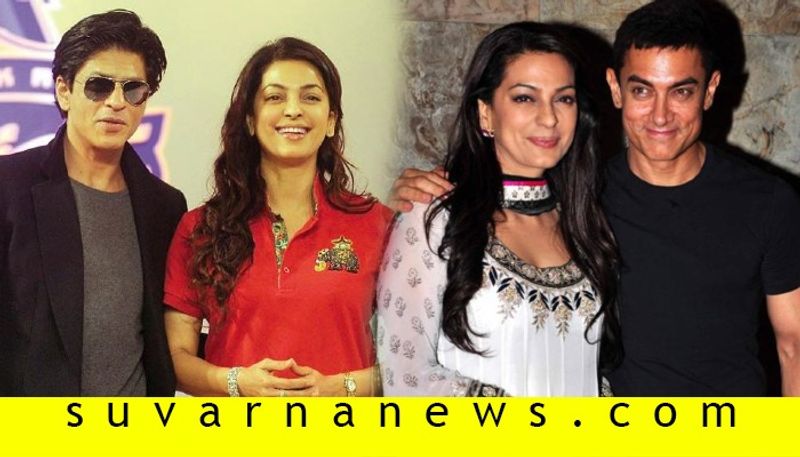 Bollywood Juhi chawla compared Shah Rukh khan to aamir khan