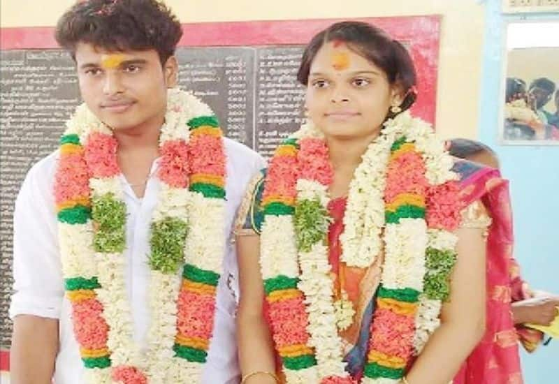 college student married her lover in trichy during lockdown