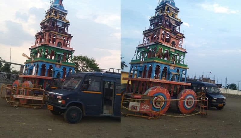 police security IN Sulepeth Kalaburagi District Over veerabhadreshwara fair On April 21th