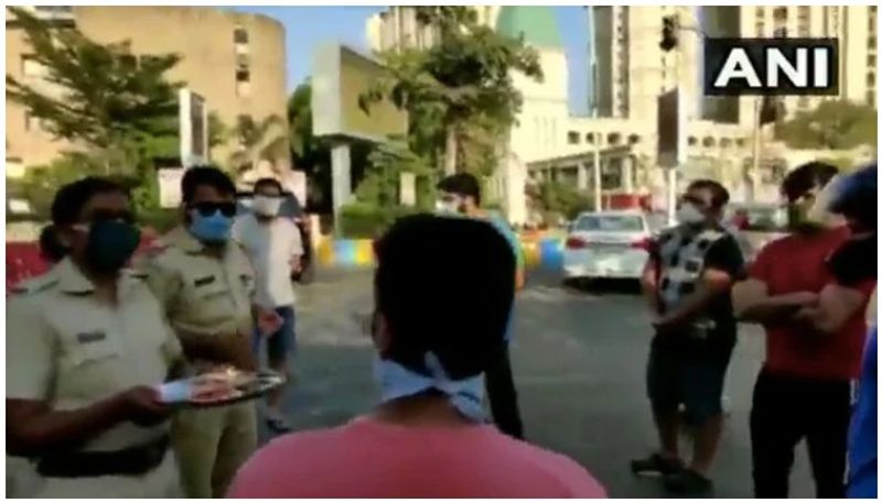 different video of thane police