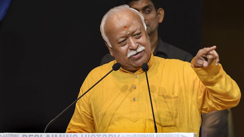 Congress AIMIM target RSS chief for remarks on Hindu-Muslim unity-VPN