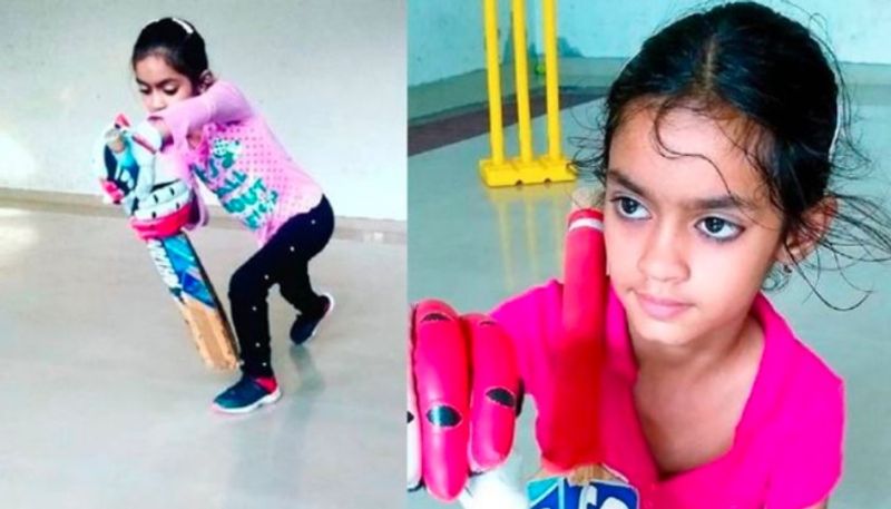 Indian Girl's Batting Skills Wows Shai Hope, Michael Vaughan