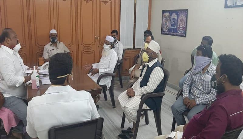 karimnagar mim chief, carporators meeting with gangula kamalakar