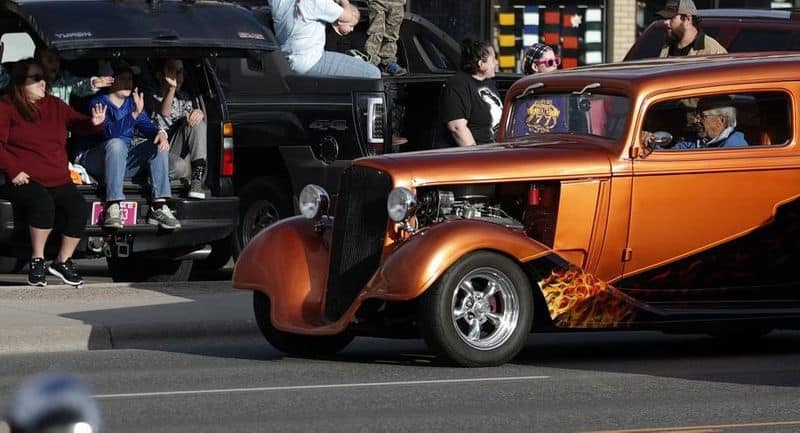 Hundreds of cars motorcycles participated in the Covid Cruise in 24th Street West