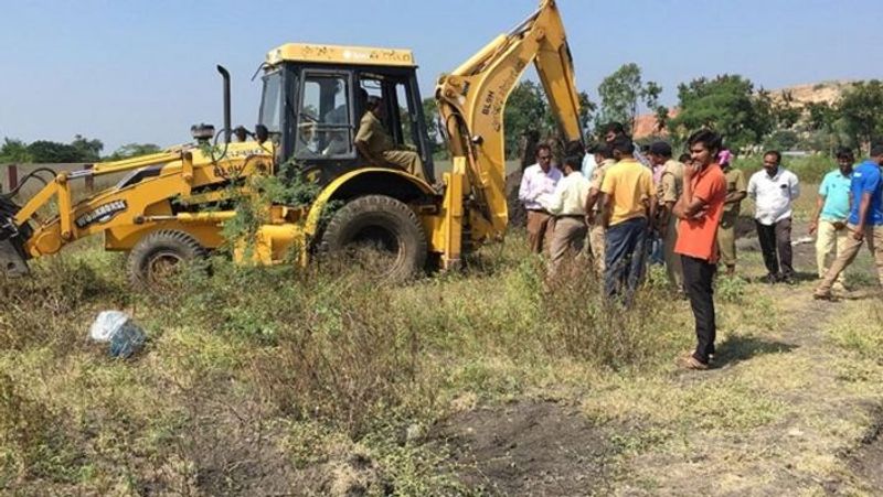 Post mortem Corpse of a young girl who was Buried in Yadgir district