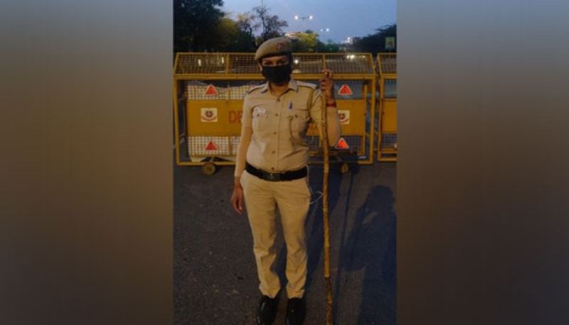 delhi police constable puts duty before taking care of son