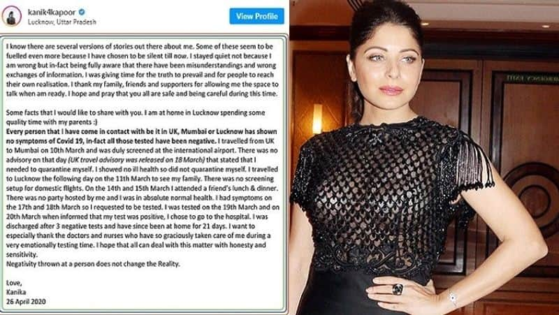 singer kanika kapoor about truth in corona virus