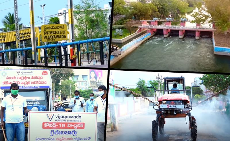 Watch video shot by startup company of Vijayawada during coronavirus lockdown