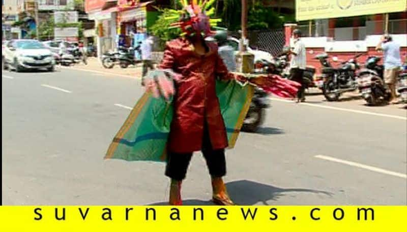 Corona Awareness by Social Activist in Udupi