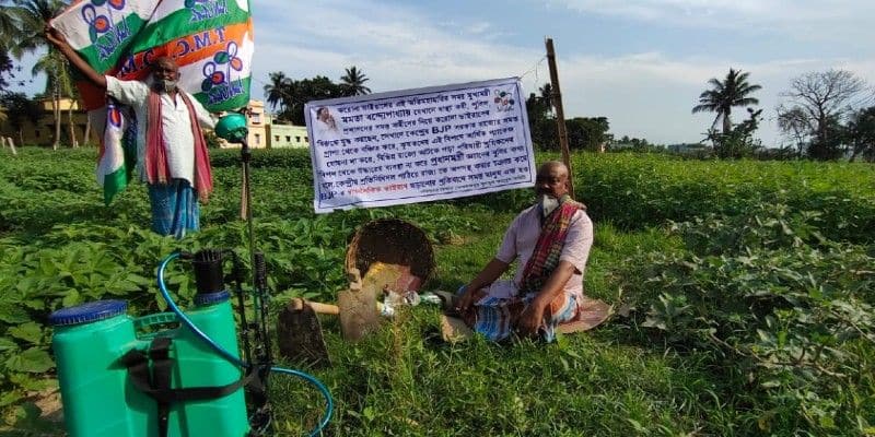 Protest or hairdo? TMC MLA shaves head alleging Centre's deprivation against West Bengal