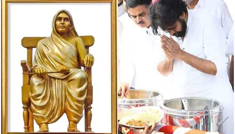 janasena chief pawan kalyan pays tribute to dokka seethamma