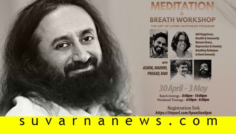 Art of living online happiness program starts on 23rd April