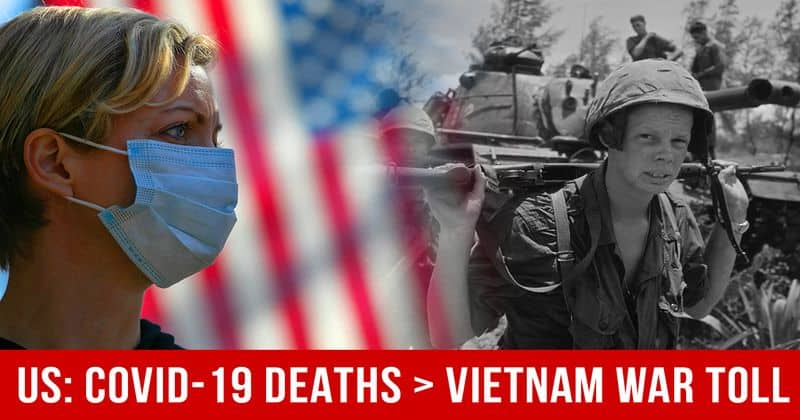 US Covid-19 Death Toll Surpasses American Fatalities In Vietnam War