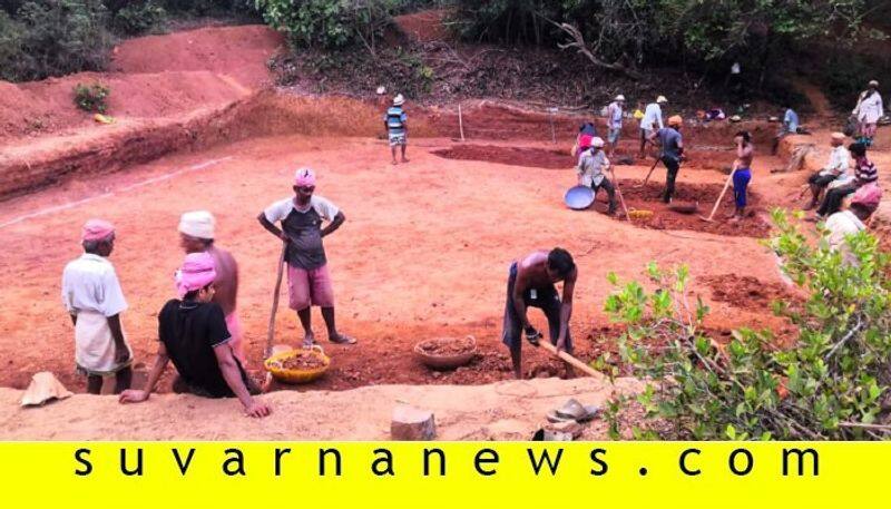 Village people construct big lake grama panchayath leads work