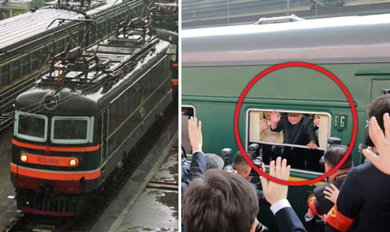 Specialties of Kim Jong Un Green Color Train prn