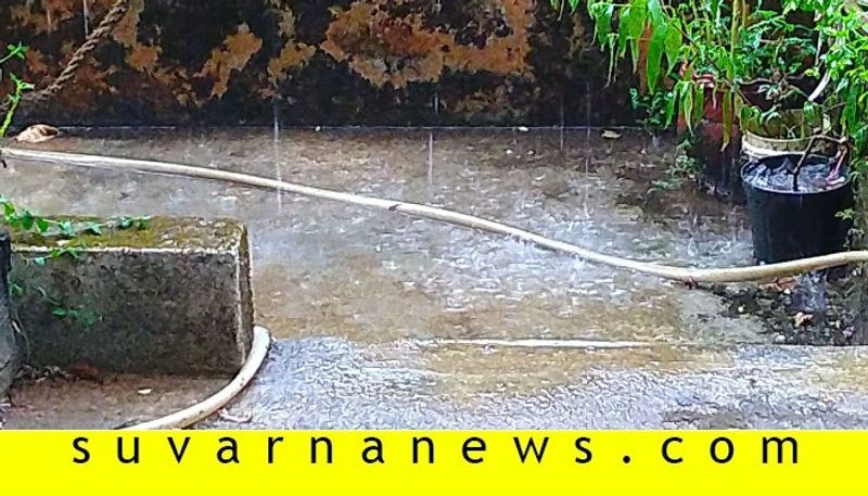 Heavy rain fall in NR Pura Chikkamagaluru District