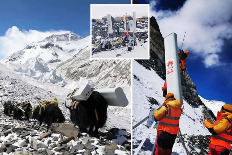 5G signal now available on Mount Everest peak