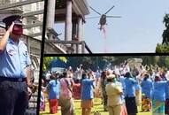 Indian Armed Forces salute to corona warriors: Air Force, Navy aircraft fly past, shower flowers in tribute