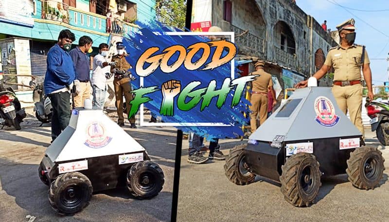 The Good Fight: Police deploy robot for surveillance in Chennai during lockdown