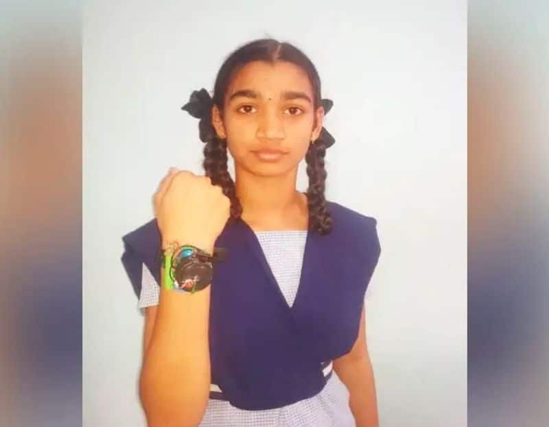 Gadwal girl invents corona smart watch, that prevents people from shaking hands and alerts about physical distancing