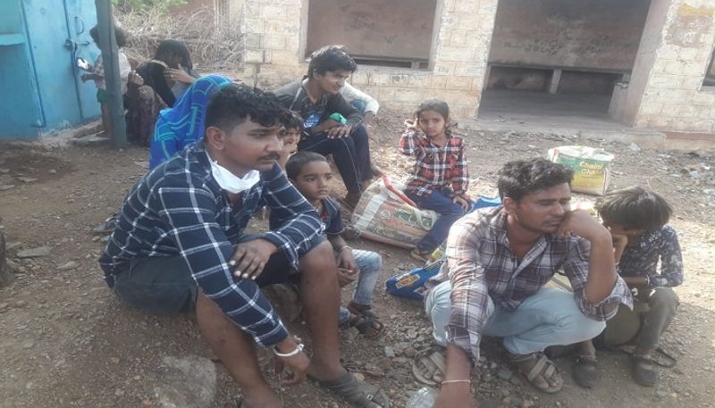 Rajashtan based Poor People Faces Problems due to Lockdown in Ballari District