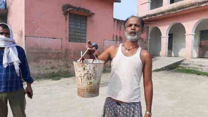 शौचालय की बाल्टी में पीने का पानी!  बदइंतजामी का शिकार हैं बिहार के क्वारेंटाइन सेंटर