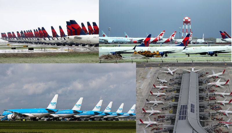 Photos Planes grounded at airports around the world due to coronavirus (COVID-19)