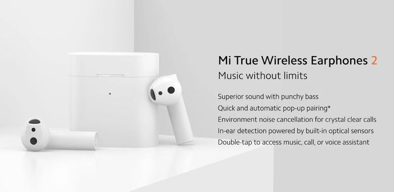 xiaomi launches true wireless 2 earbuds with touch sensitive controls