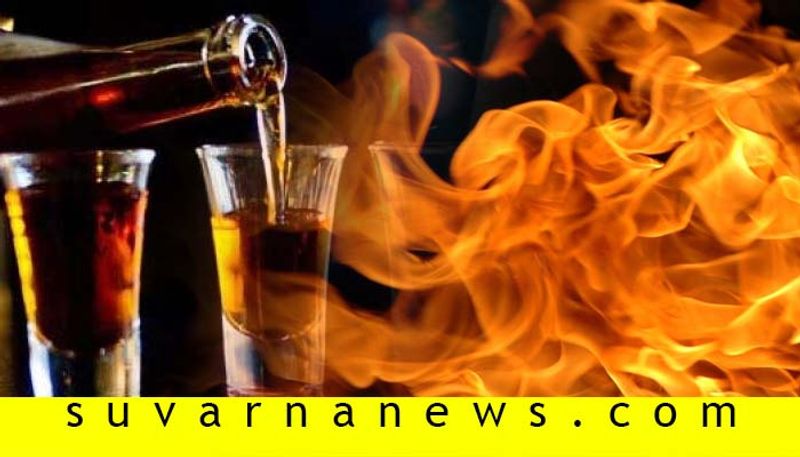 Man put fire to his own house after having liquor