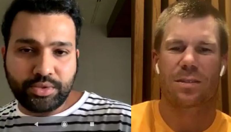 Rohit Sharma reveals his retirement age to David Warner Instagram chat