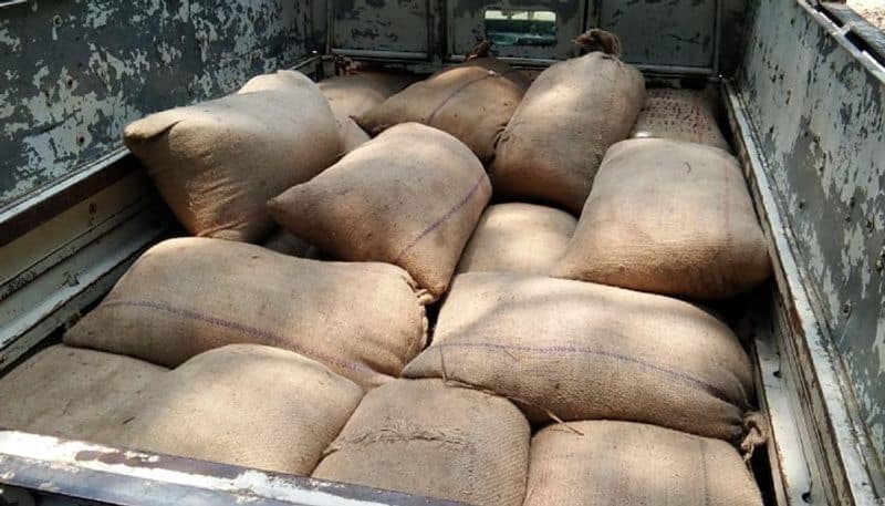 Department of Food and Civil Supplies Officers Raid On Rice Godown in Koppal