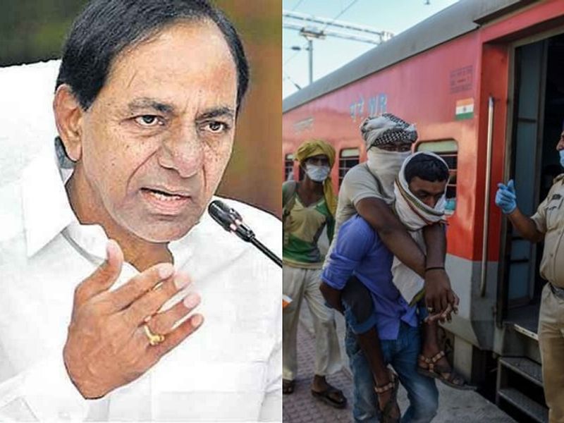 KCR 40 train's Plan takes a hit: Problems Loom large over the state with Migrant labour leaving Telangana