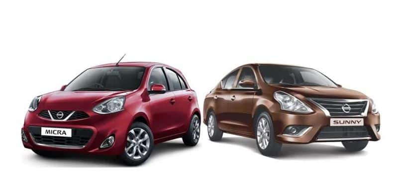 Nissan micra and sunny cars discontinues in India due to bs6 norms