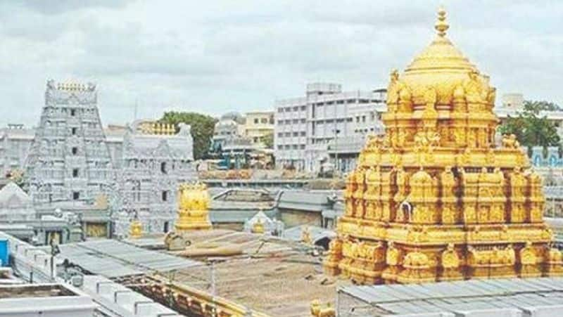 Massive security lapse in Tirupati An unknown devotee made a video of parts of the temple temples Gold-plated tower viral akb