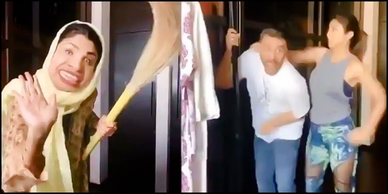 shilpa shetty hit her husband video goes viral