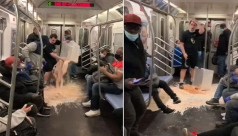 criticism against viral tik tok video in which man pour one crate milk inside metro