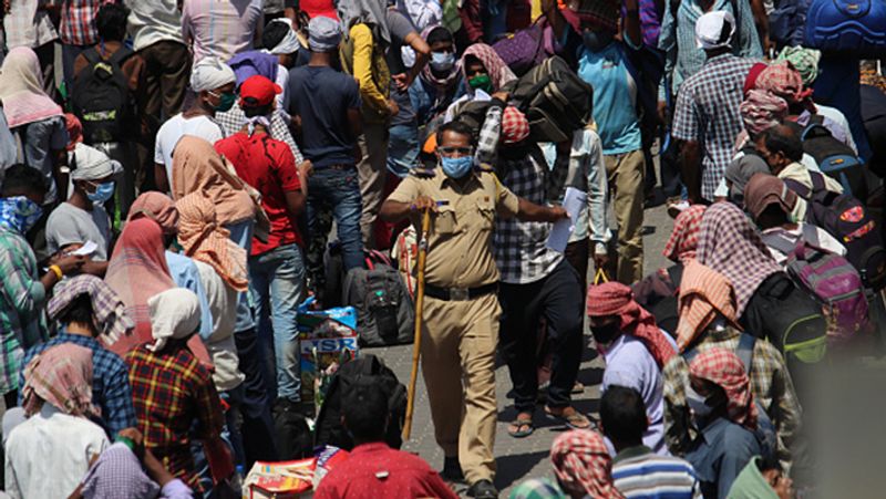 people who went to mumbai for livelihood are back in mandya