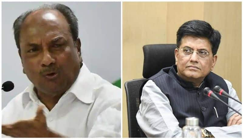 ak antony sent letter to piyush goyal on delhi kerala train