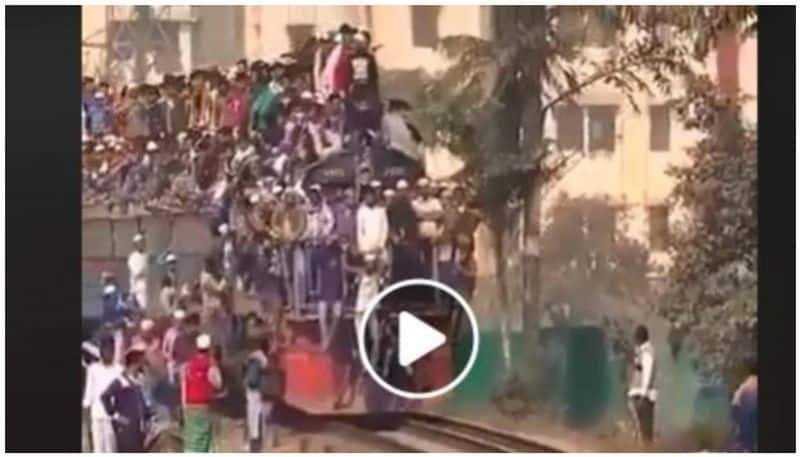 Old video of overcrowded train in Bangladesh passed off as Shramik Special