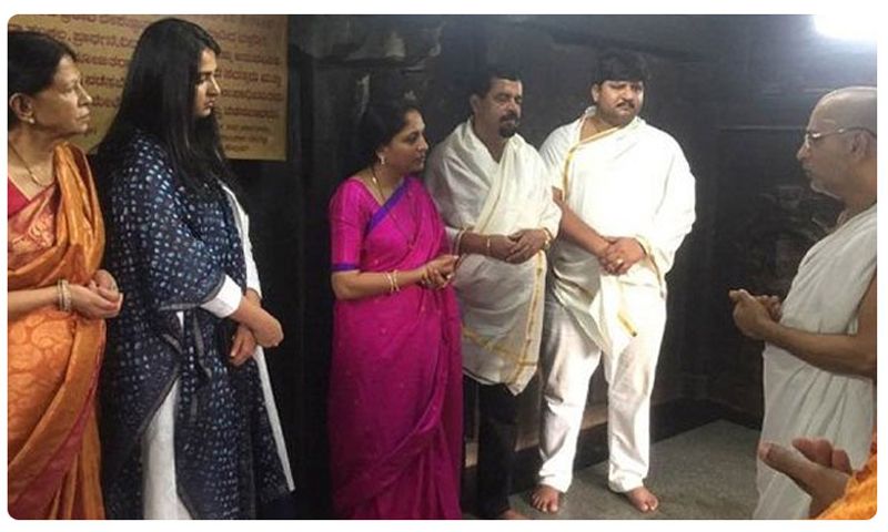 Anuska , muttappa rai Anuska , muttappa rai