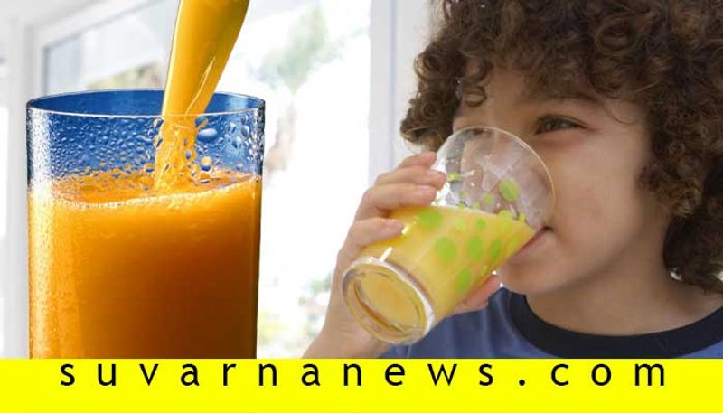 Healthy and tasty natural juices for kids