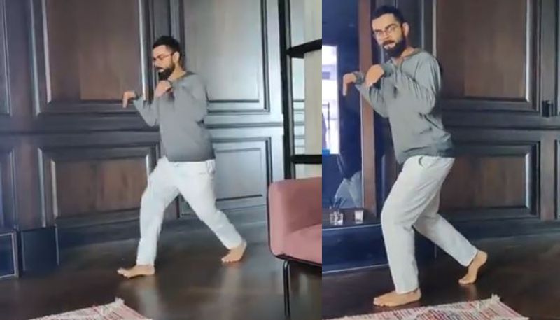 Watch Virat Kohli is dinosaur on the loose roars Anushka Sharma shares video