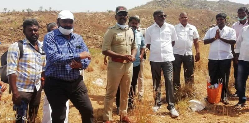 minister collector and sp walks 10 km to a village situated at hill