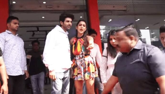 <p>During Love Aaj Kal promotion, Sara Ali Khan and Kartik Aaryan were too busy promoting their movie, where Sara lost her cool and yelled at a photographer, who was taking her pictures.&nbsp;<br />
&nbsp;</p>
