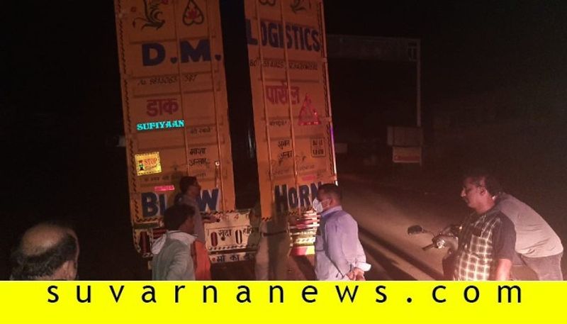 Migrant workers transported in goods container